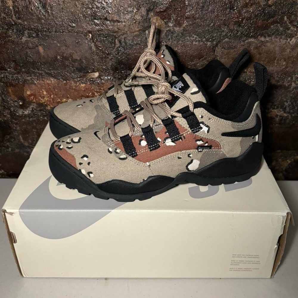 Supreme Nike Sb Desert Camo Air Darwin Shoes